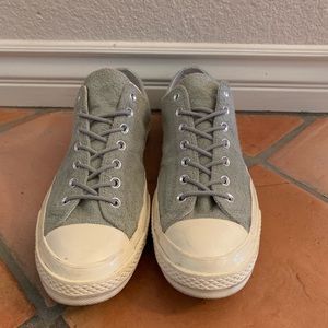 Army Green Vintage-Style Converse